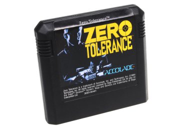 Sıfır Tolerans Sega Genesis Oyun Kartuşu