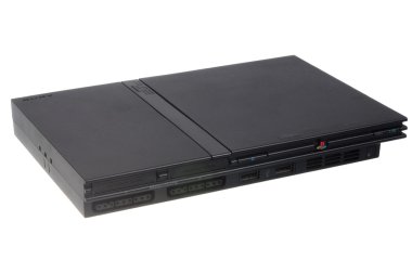Playstation 2 (PS2) Slimline Game Console clipart