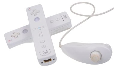 Nintendo Wii Controllers clipart