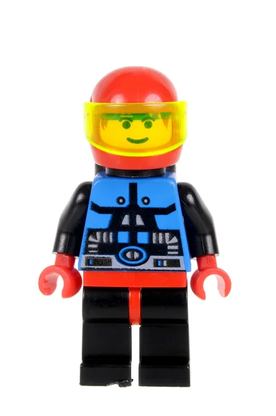 Spyrius astronauta LEGO minifigurka — Zdjęcie stockowe