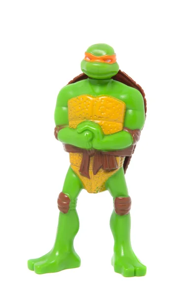 Michelangelo de Teenage Mutant Ninja Turtles Happy Meal Toy —  Fotos de Stock