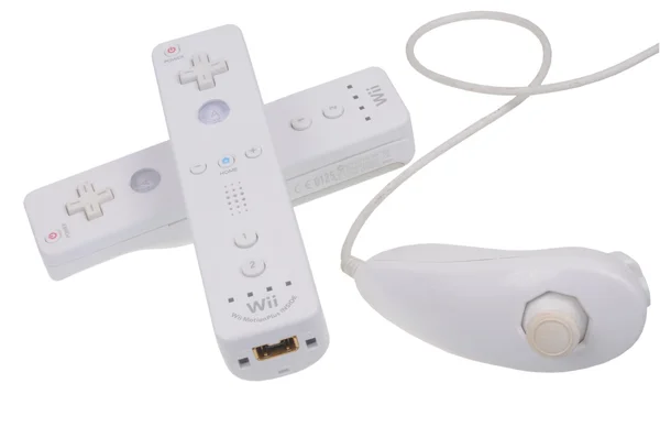 Nintendo Wii-controllers — Stockfoto