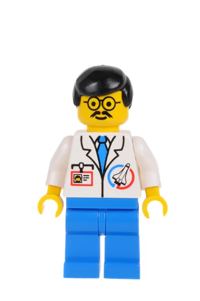 Launch Command Scientist Lego Minifigure — Stok fotoğraf