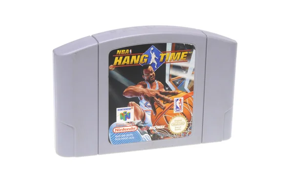 NBA hang time Nintendo 64 Kaseta — Zdjęcie stockowe