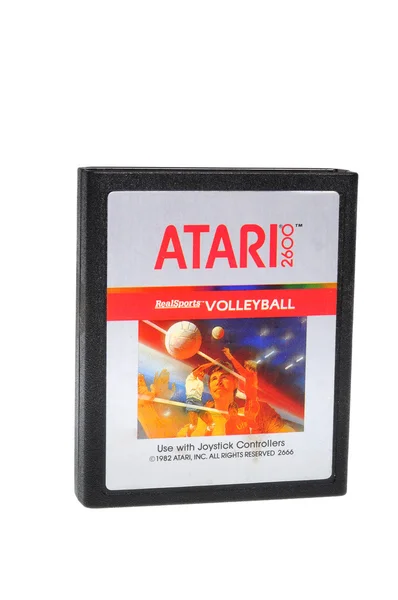 Cartouche de jeu Atari 2600 de volleyball — Photo