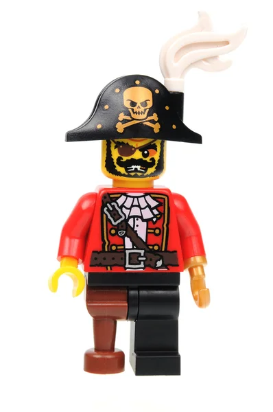 Capitano pirata Lego Serie 8 Minifigure — Foto Stock