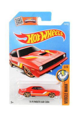 1970 Plymouth Aar Cuda Hot Wheels Diecast Oyuncak Araba