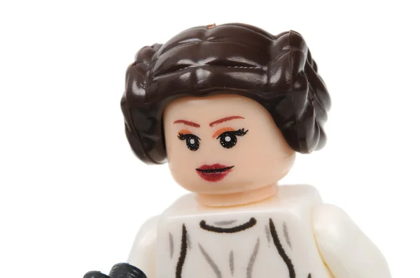Star Wars Prinzessin Leia Lego Minifigur — Stockfoto