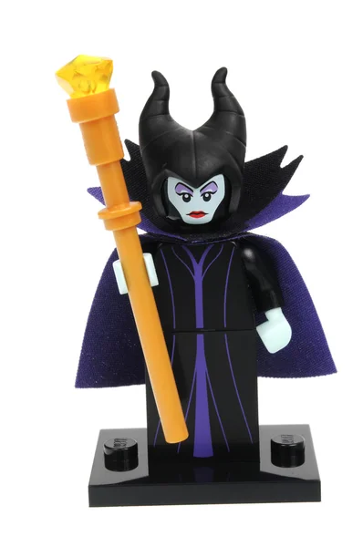 Maleficent Lego Disney Series 1 Minifigure — Zdjęcie stockowe