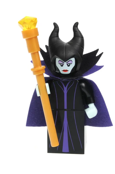 Maleficent Lego Disney Series 1 Minifigure — Zdjęcie stockowe