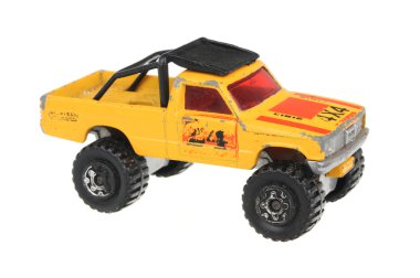 1981 4 x 4 açık geri kamyon kibrit kutusu Diecast oyuncak araba