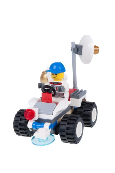 Astronauta Lego minifigurkę — Zdjęcie stockowe