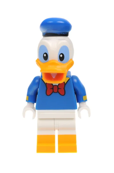 Donald Duck Disney serien 1 minifigur — Stockfoto