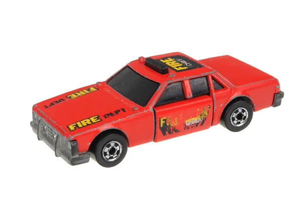 1983 carro do brinquedo da morte das rodas quentes do carro da colisão do chefe de fogo — Fotografia de Stock