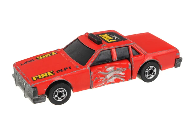 1983 carro do brinquedo da morte das rodas quentes do carro da colisão do chefe de fogo — Fotografia de Stock