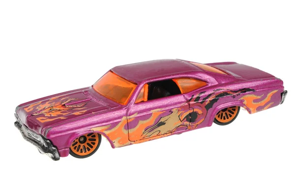 1965 Chevy Impala Hot Wheels 1996 carro de brinquedo fundido — Fotografia de Stock