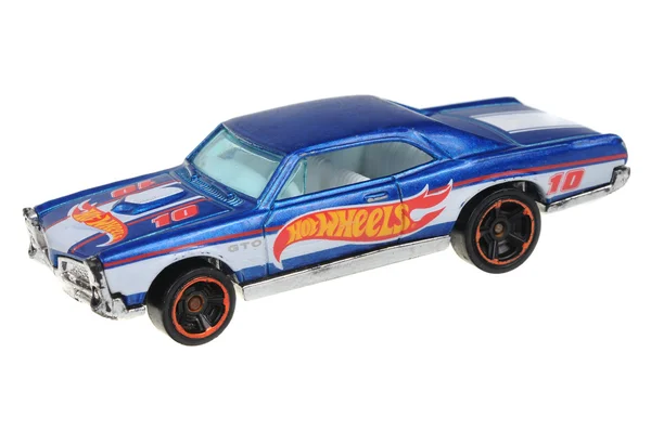 67 Pontiac Gto Hot Wheels Diecast leksak bil — Stockfoto