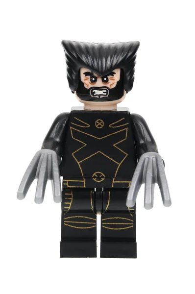 Wolverine Lego minifigurkę — Zdjęcie stockowe