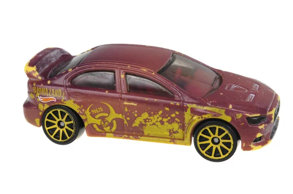 2008 lancer Evolution quente rodas carro de brinquedo Diecast — Fotografia de Stock