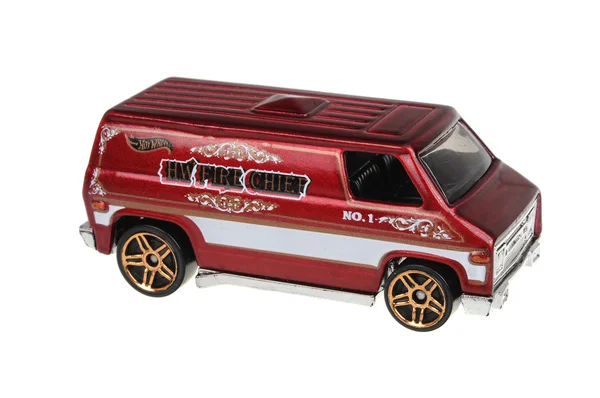 Carro de brinquedo diecast das rodas quentes super Van do chefe de fogo 2015 — Fotografia de Stock