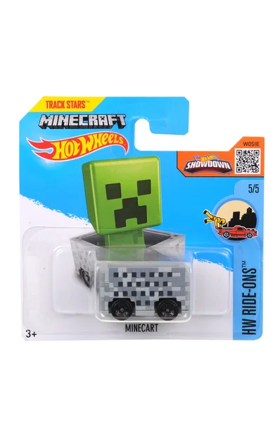 Minecraft Minecart Hot Wheels Diecast Vehículo de juguete —  Fotos de Stock