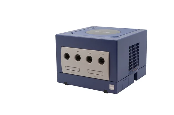 Consola de Nintendo Gamecube — Fotografia de Stock