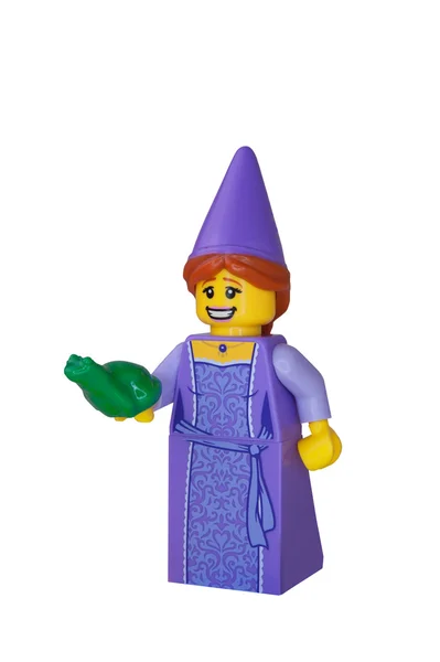 Сказочная принцесса Lego Minifigure — стоковое фото