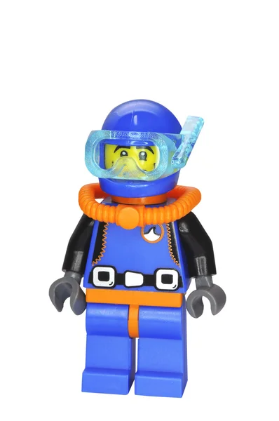 Глибоке море Водолаз Lego Minifigure — стокове фото