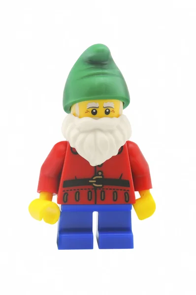 Gräsmatta Gnome Lego minifigur — Stockfoto