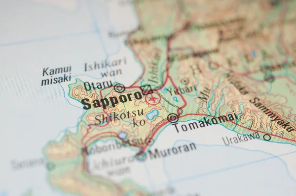 札幌地図 — ストック写真