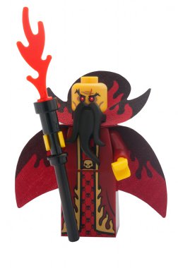 Evil Wizard Lego Minifigure clipart