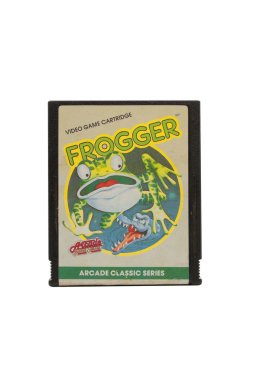 Atari 2600 Frogger Game Cartridge clipart