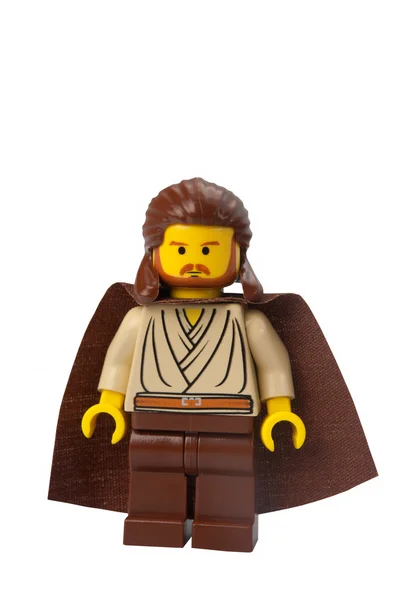 Qui-gon jinn lego minifigur — Stockfoto