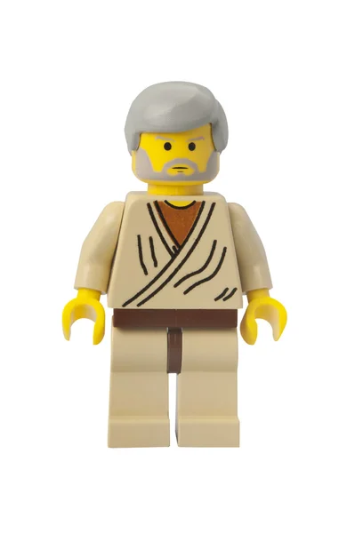 Όμπι Γουάν Κενόμπι πολέμων των άστρων Lego Minifigure — Φωτογραφία Αρχείου