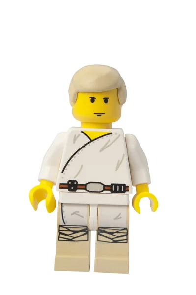 Luke Skywalker Star Wars Lego Minifigure — Stock Photo, Image