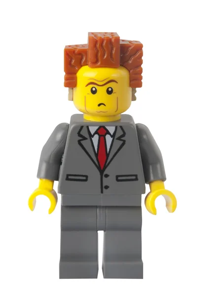 Presidente de Negocios Lego Minifigure — Foto de Stock