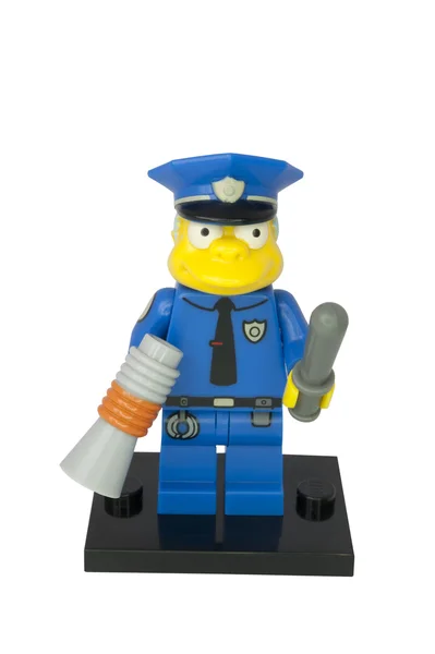 Jefe Wiggum Lego Minifigura — Foto de Stock