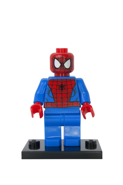 Minifigura do Homem-Aranha — Fotografia de Stock
