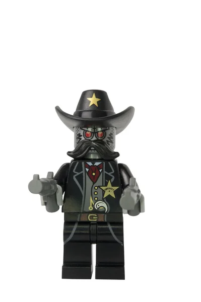 Sheriff Not-A-Robot Lego Minifigure — Stock Photo, Image