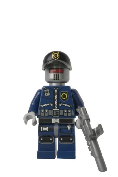 Robo Swat Minifigure — Zdjęcie stockowe