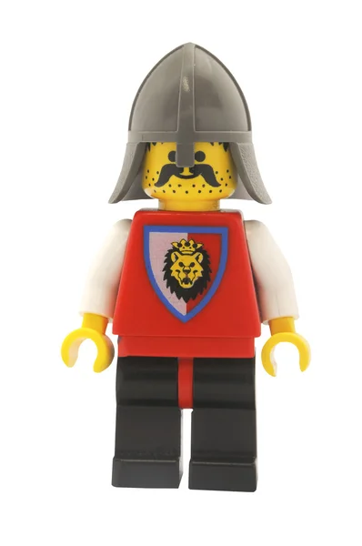 Lovag Lego Castle minifigurát — Stock Fotó