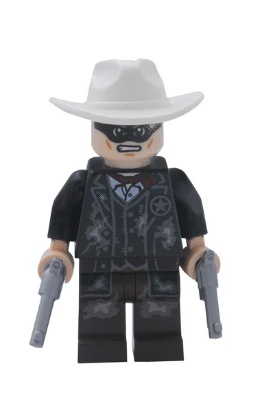 Lone Ranger Lego minifigurkę — Zdjęcie stockowe