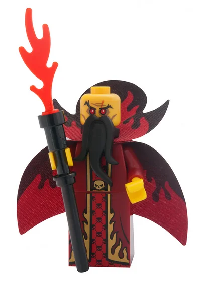 Złego czarownika Lego minifigurkę — Zdjęcie stockowe