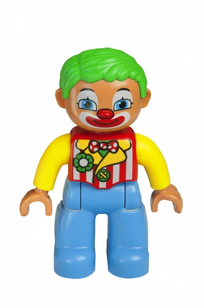 Pajac Minifigure Lego Duplo — Zdjęcie stockowe