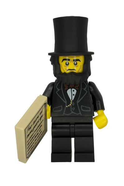 Abraham Lincoln Minifigure — Stock Photo, Image