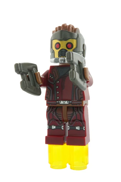 Starlord benutzerdefinierte Lego Minifigur — Stockfoto