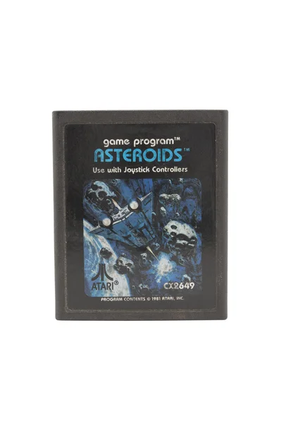 Asteroids Atari 2600 Game — Stock Photo, Image