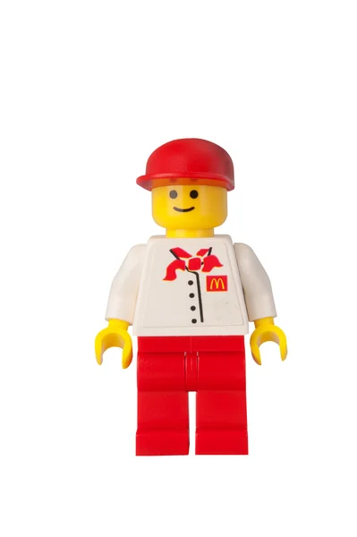 Accompagnateur McDonalds Lego Minifigure Photos De Stock Libres De Droits