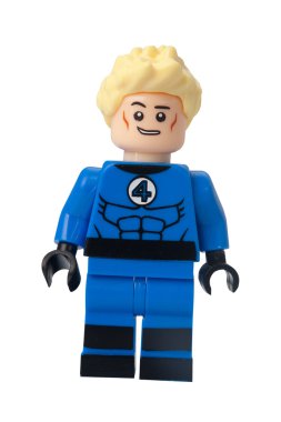 Johnny Storm özel Lego Minifigure