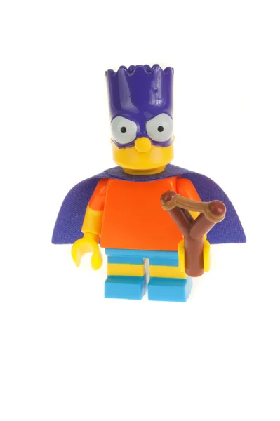Minifigure di Bartman Lego — Foto Stock